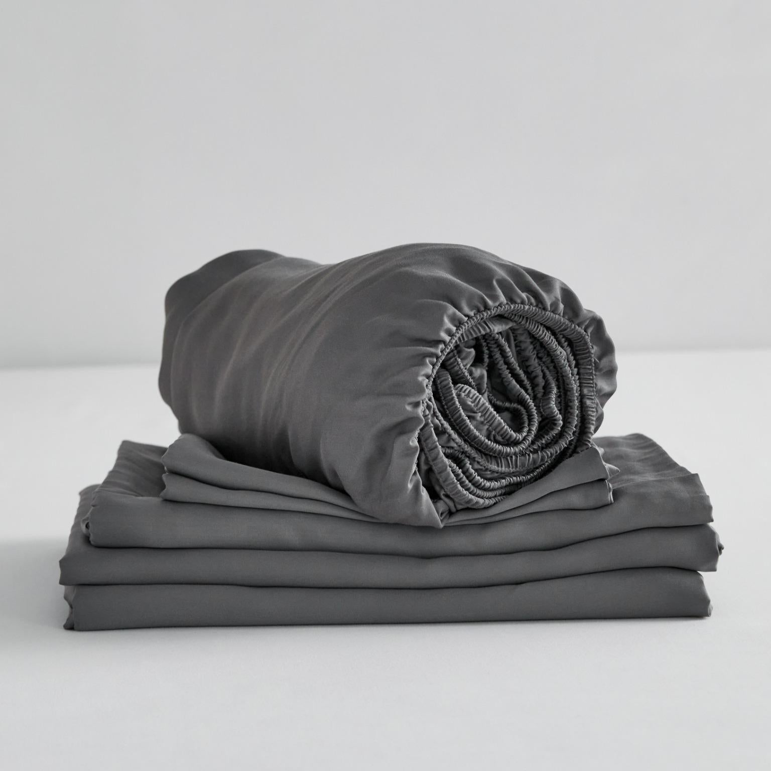 Dark Grey Bamboo Sheet Set