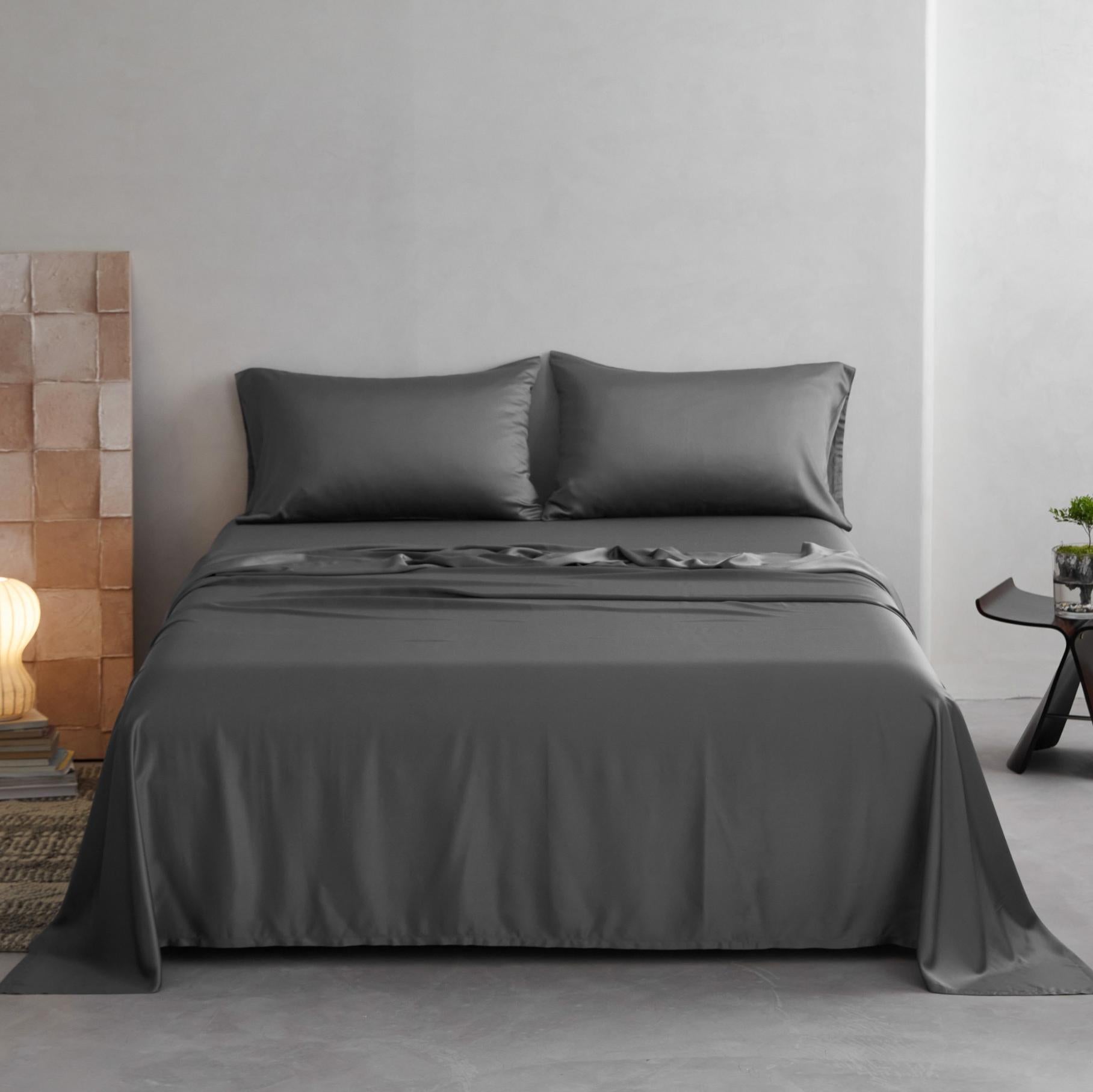 Dark Grey Bamboo Sheet Set